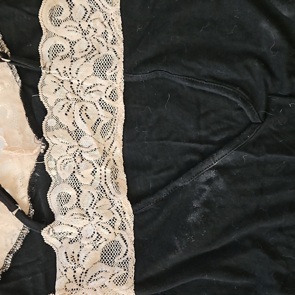 Frederick's of Hollywood lace lingerie pajama romper - Picture 6 of 7